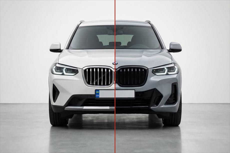 BMW X3 G01 2018- рр. Комплект обвісів з решіткою 2022-2024 (M-Sport) Фото 1