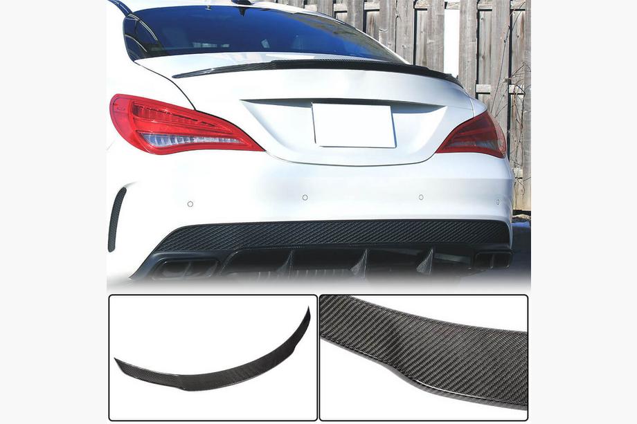 Mercedes CLA C117 2013-2019 рр. Спойлер V5 (SD, Карбон) Image
