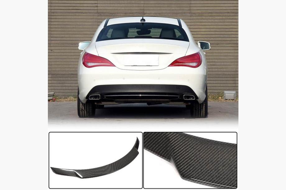 Mercedes CLA C117 2013-2019 рр. Спойлер V7 (SD, Карбон) Image