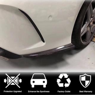 Накладки на задній бампер V3 (для AMG-Line / CLA45 AMG SD, Карбон) фото 2