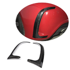 Mercedes A-сlass W176 2012-2018 рр. Накладки на задній бампер (для A45 AMG HB 2013-2015, Карбон) фото 1