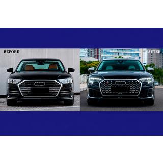 Комплект рестайлінгу з заміною фар (На S8 2025) Audi A8 2018- рр. фото 1