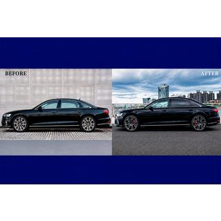 Комплект рестайлінгу з заміною фар (На S8 2025) Audi A8 2018- рр. фото 2