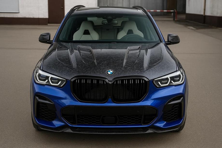 BMW X5 G05 2019-2026 рр. Капот з кованого карбону V3 (G05/F95) Фото 1