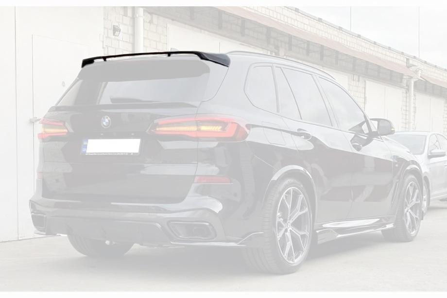 BMW X5 G05 2019-2026 рр. Спойлер заднього скла V7 (Чорний глянець) Фото 1