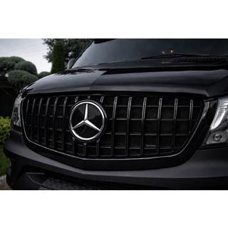 Передня решітка Panamericana GT Panamericana Black (2013-2018) Mercedes Sprinter W906 2006-2018 рр. фото 1