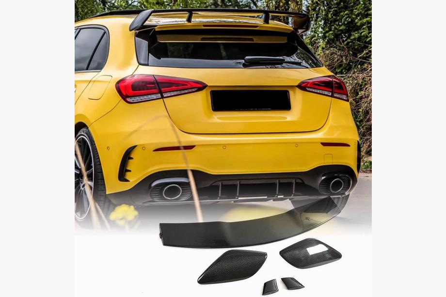 Mercedes A-class W177 2018- рр. Спойлер V3 (для HB, Карбон) Image