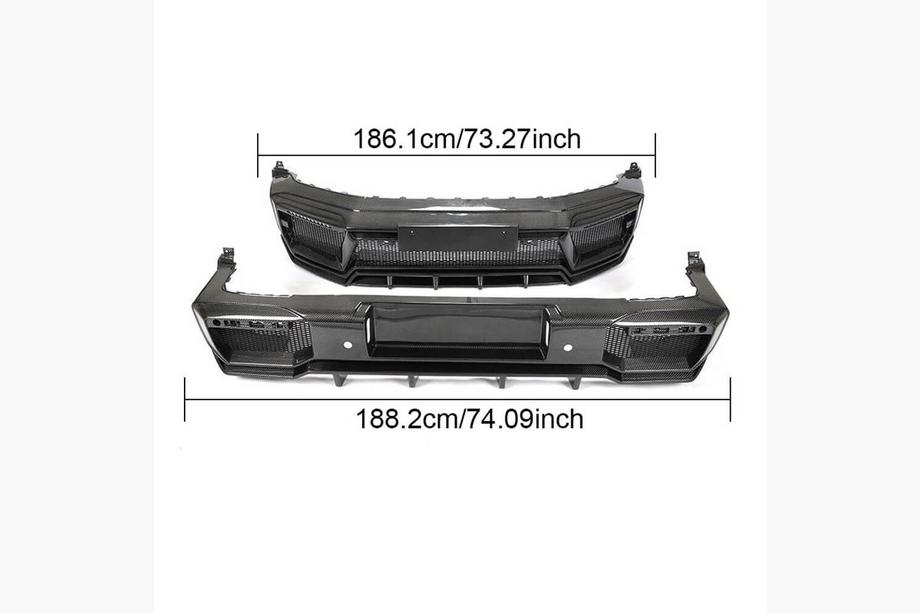 Mercedes G class W463 2018-2024 рр. Комплект обвісу Carbon Set (Сухий карбон) Фото 6