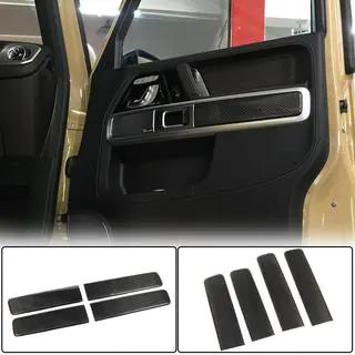 Накладки на двері в салоні (Сухий карбон) Mercedes G class W463 2018-2024 рр. фото 1