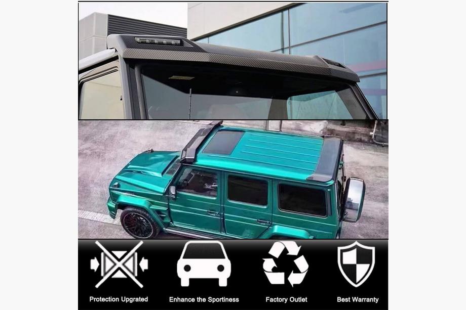 Mercedes G class W463 1990-2018 рр. Козирок BRB-Design (Карбон) Фото 2