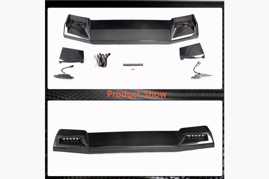 Mercedes G class W463 1990-2018 рр. Козирок BRB-Design (Карбон) Фото 6