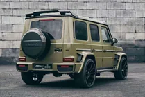 Mercedes G class W463 2018-2024 рр. Спойлер (Карбон) фото 6