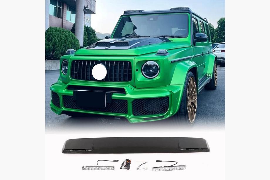 Mercedes G class W463 2018-2024 рр. Козирок AMG-Design (Карбон) Фото 1