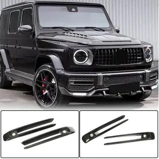 Накладки на протитуманки (для G63 AMG, Карбон) фото 1