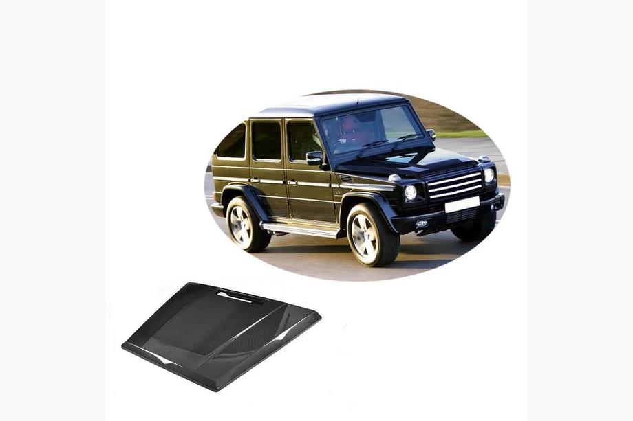 Mercedes G class W463 1990-2018 рр. Капот (для 2004-2018, Карбон) Фото 1