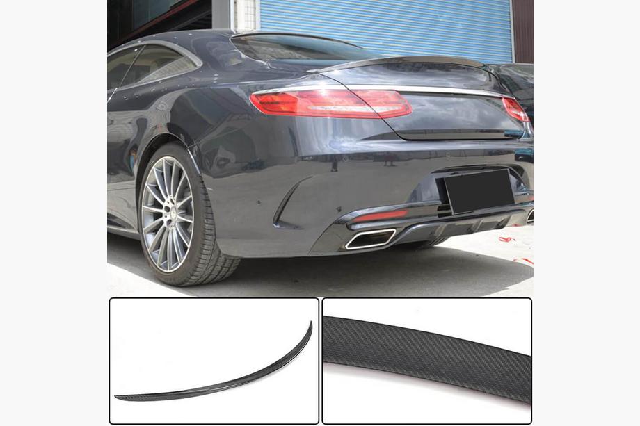 Mercedes S-class C217 Coupe 2014-2020 рр. Спойлер V1 (купе, Карбон) Image