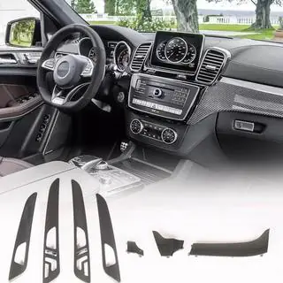 Карбонові вставки в салон (Карбон) Mercedes GLE coupe C292 2015-2019 рр. фото 1
