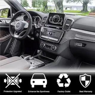 Карбонові вставки в салон (Карбон) Mercedes GLE coupe C292 2015-2019 рр. фото 3