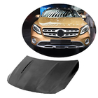 Mercedes GLA X156 2014-2019 рр. Капот V1 (Карбон) фото 1