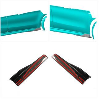 Накладки на пороги (для GLA45 AMG 2013-2016, Карбон) фото 2