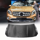 Mercedes GLA X156 2014-2019 рр. Капот V2 (Карбон) фото 2