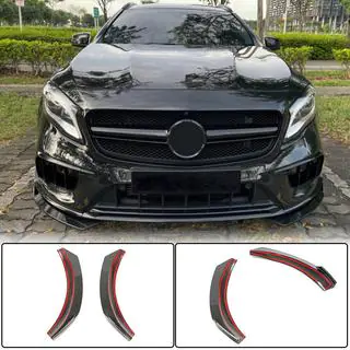 Накладки на передній бампер Flap (для GLA45 AMG 2017-2020) фото 1