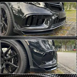 Накладки на передній бампер Flap (для GLA45 AMG 2017-2020) фото 3