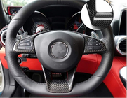 Mercedes GLA X156 2014-2019 рр. Накладка на кермо (Карбон) фото 2