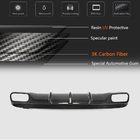 Mercedes GLA X156 2014-2019 рр. Дифузор заднього бампера (для GLA45 AMG, Карбон) фото 5