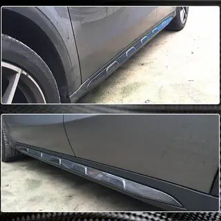 Бокові пороги (для GLA45 AMG 2013-2016, Карбон) фото 3