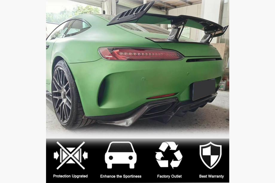 Mercedes AMG GT C190/R190 2014-2022 рр. Спойлер V1 (для C190 2014-2019, Карбон) Фото 2