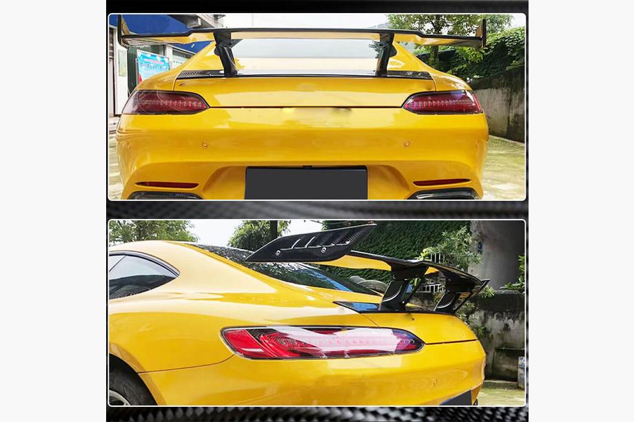 Mercedes AMG GT C190/R190 2014-2022 рр. Спойлер V1 (для C190 2014-2019, Карбон) Фото 4