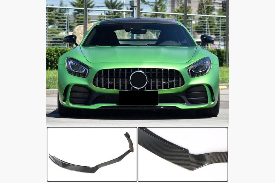 Накладка на передній бампер Lip (для GT R 2016-2019, Карбон) Image