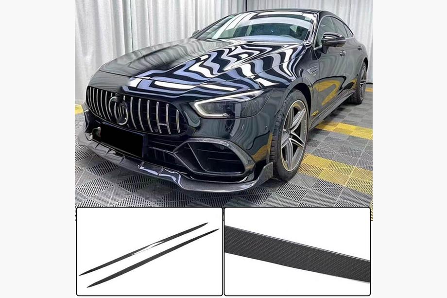 Бокові пороги (для GT53 2018-2022, Сухий карбон) Image