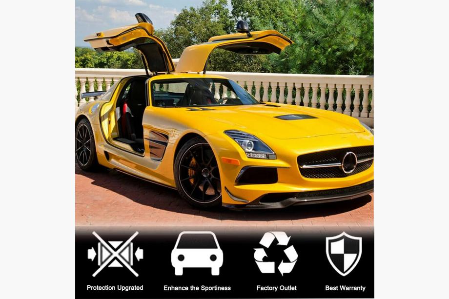 Mercedes SLS C197 2010-2014 рр. Накладка на передній бампер Lip (Карбон) Фото 3