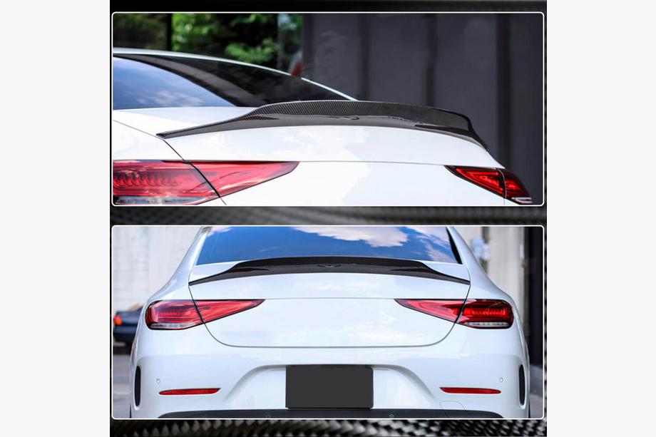Mercedes CLS C257 2018- рр. Спойлер V3 (для 2018-2020, Карбон) Фото 3