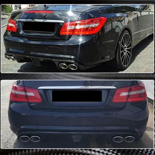 Дифузор заднього бампера (для E63 AMG 2009-2013, Карбон) фото 3