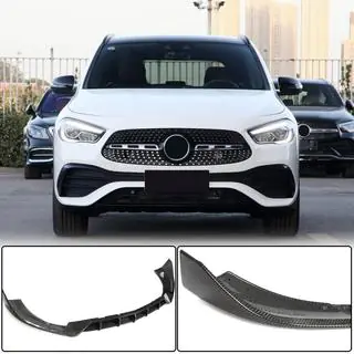 Накладка на передній бампер Lip (для AMG/AMG-Line, Карбон) фото 1