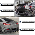 Mercedes GLE coupe C167 2019- рр. Спойлер (Карбон) фото 3