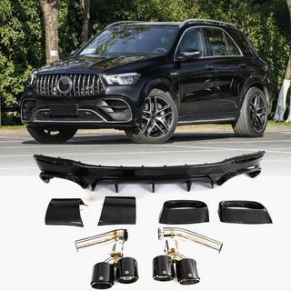 Задній дифузор з насадками GLE63 Carbon (2018-2026) фото 1