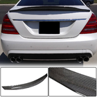 Mercedes S-class W221 2005-2013 рр. Спойлер V1 (Карбон) фото 2
