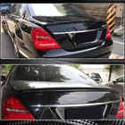 Mercedes S-class W221 2005-2013 рр. Спойлер V2 (Карбон) фото 4