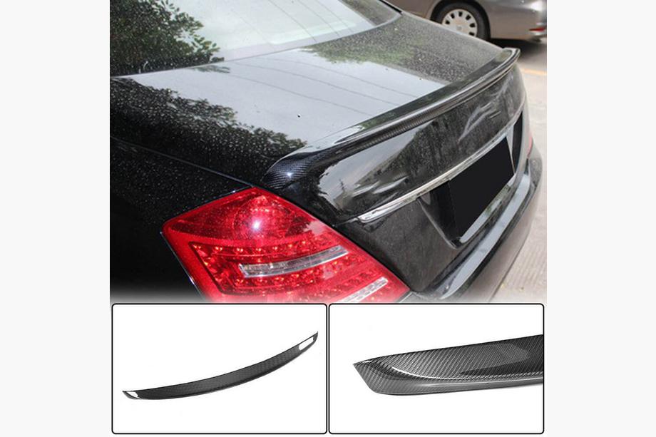 Mercedes S-class W221 2005-2013 рр. Спойлер V2 (Карбон) Image