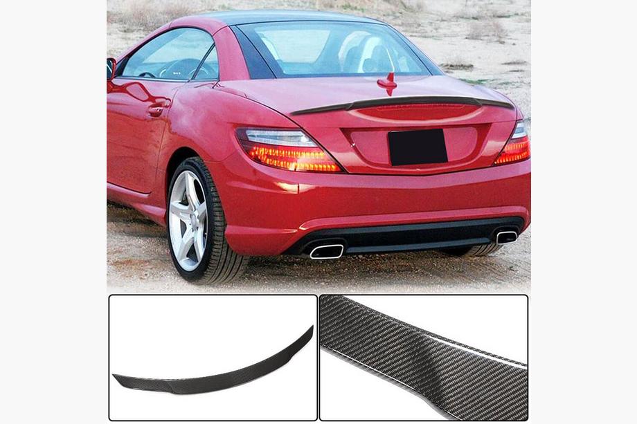 Mercedes SLK R172 2011-2016 рр. Спойлер V2 (для 2011-2020, Карбон) Image