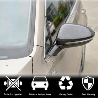 Кришки дзеркал V2 (Карбон) Volkswagen Golf 7/E-Golf 2012-2020 рр. фото 3