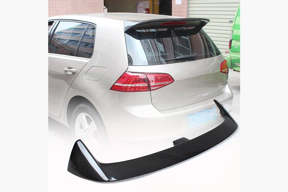 Volkswagen Golf 7/E-Golf 2012-2020 рр. Спойлер V6 (для Base/R-Line HB, Карбон) Image