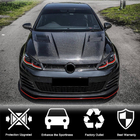 Volkswagen Golf 7/E-Golf 2012-2020 рр. Решітка радіатора (для HB 2012-2017, Сухий Карбон) фото 4