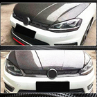 Volkswagen Golf 7/E-Golf 2012-2020 рр. Решітка радіатора (для HB 2012-2017, Сухий Карбон) фото 5