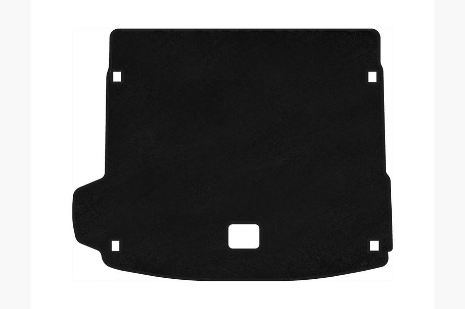 Audi Q5 2017-2025 рр. Килимок багажника текстильний Premium (Чорний) Image