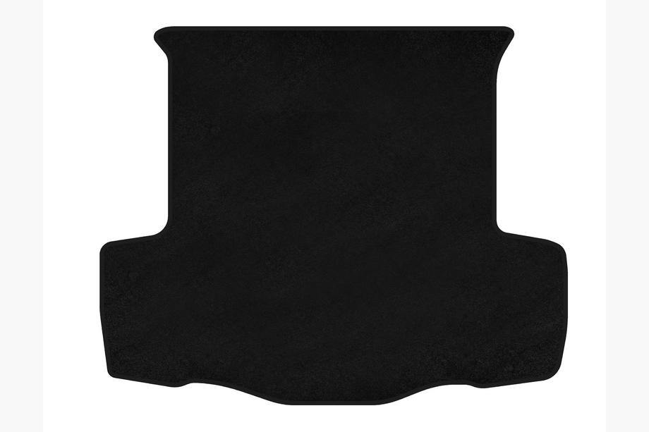 Fiat Linea 2006-2018 рр. Килимок багажника текстильний Premium (SD, Чорний) Image